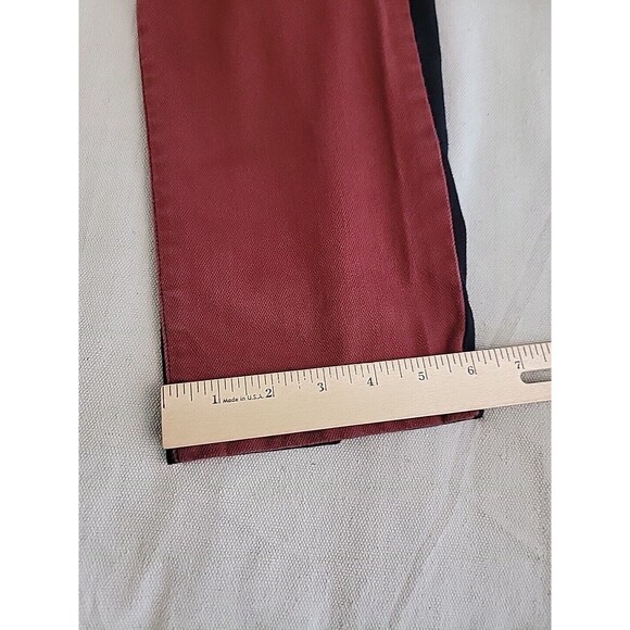 Maeve Anthropologie Jeans Womens 26 27x28.5 Straight Color Block Black Rust EUC - Picture 4 of 16